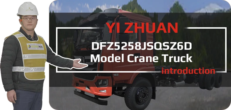 DFZ5258JSQSZ6D Crane truck Video Youtube