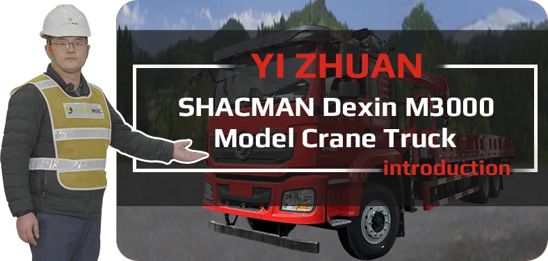 SHACMAN Dexin M3000 Crane truck Video Youtube