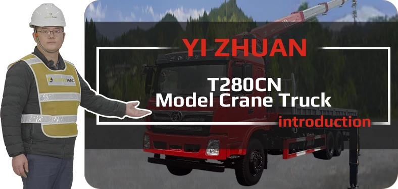 T280CN Crane truck Video Youtube